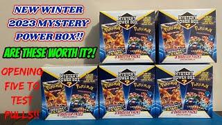 NEW MYSTERY POWER BOX Winter 2023 (Walmart Exclusive) Pokemon Card Opening! Are these worth it?!?