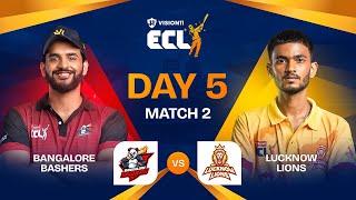 #ECL | Match 11 | Bangalore Bashers vs Lucknow Lions | Abhishek Malhan vs Anurag Dwivedi