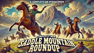 Saddle Mountain Roundup: Cowboys vs. Outlaws (1941) | Western Classics ️