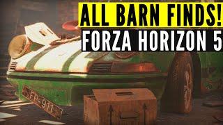 Forza Horizon 5 BARN FINDS locations guide (ALL car rewards)