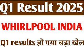 WHIRLPOOL INDIA Q1 results 2025 | WHIRLPOOL INDIA results today | WHIRLPOOL INDIA Share News