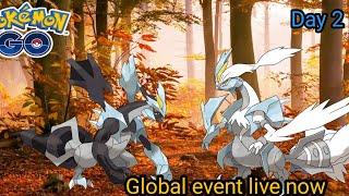 Black and white kyurem raid invite and trades #pokémongo #gamming #shots