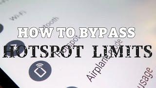 How To BYPASS MOBILE HOTSPOT LIMITS On any Carrier To Your Laptop with PDA Net +