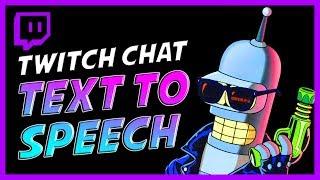 How to Text To Speech your Twitch Chat - TTS
