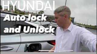 Auto lock and auto unlock - Hyundai Doors #unlock #autolock #howto