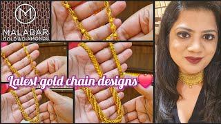 Malabar latest gold chain designs with price | Light weight gold chain designs with price|gold chain