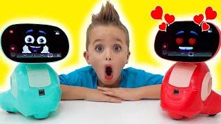 Vlad and Niki play with Miko - Smart Toy Robot for kids #shorts