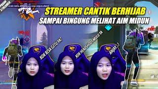 PRANK TEAM CODE STREAMER HIJAB CANTIK SAMPAI DIA BINGUNG NONTONIN MIDUN MAIN