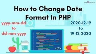 How to Convert  Date format in PHP