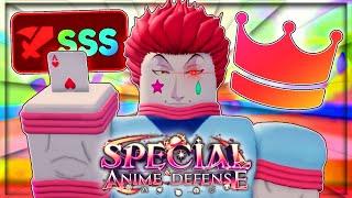 Obtaining The 0.02% SECRET Unit Hisoka And Making Him OVERPOWERED! Special Anime Defense!