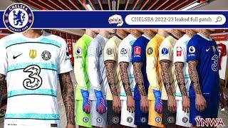 PES2021 Chelsea kit 2022 23 leaked (sider version) - complete patch