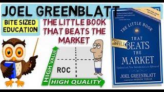 JOEL GREENBLATT - THE LITTLE BOOK THAT BEATS THE MARKET - Magic Formula Investing.