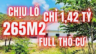 Chỉ 1,42 tỷ sở hữu 265m2 full thổ cư tại Nha Trang ra biển chỉ 15 phút sổ hồng chuẩn (10mx26m5)