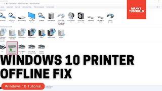 How to fix Windows 10 Printer Offline