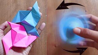 Easy Paper Spinner Tutorial  | How To Make a Paper Spinner