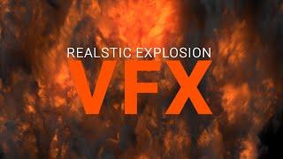 realistic explosion vfx | green screen