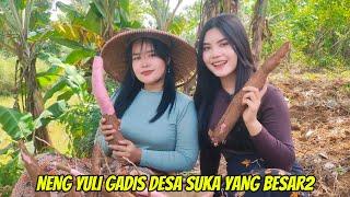 WOOW...SERU‼️JUMPA NENG YULI DAN NENG LENI KEMBANG DESA CANTIK SEDANG AKTIVITAS DI KEBUN