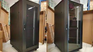 27U Perforated Door & Glass Door Network Server Rack Cabinet