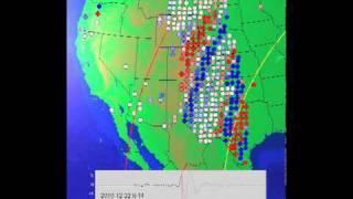 Seismic Waves From the 1/12/10 Haiti Earthquake Travel Across the USArray (Globe)