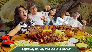 MUKBANG TOMAHAWK & DUREN BAWOR SAMPE BEGAH Feat. FLAVIO, EMYR & AMMAR