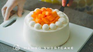 Japanese Mango Cake｜Ohyoo Cooking