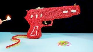 Match Chain Reaction - Amazing Match Gun Fire Domino Effect -That Shoots - Weapon gbx