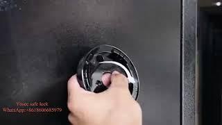 How to replace Lagard combination safe lock to be Yosec electronic fingerprint biometric lock