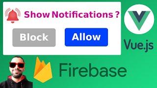 Vue send push notification with Firebase