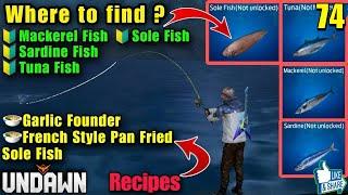 Undawn | Sole Fish/Sardine Fish/Tuna Fish/Mackerel Fish | Where to find #undawn #rhodegamer