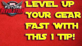 How to level up your gear fast! Marvel future revolution F2P TIPS