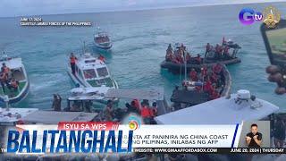 AFP released videos of China Coast Guard's dangerous maneuvers on WPS | Balitanghali