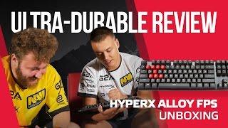 ULTRA-DURABLE REVIEW HyperX Alloy FPS unboxing / Анбоксинг клавиатуры HyperX Alloy FPS