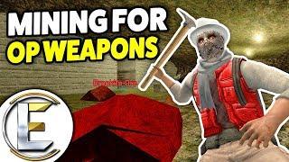 Mining For OP Weapons! - Gmod DarkRP Life (Crafting Really Powerful Weapons)