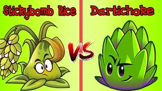 Stickybomb Rice vs. Dartichoke Levels 1 - PvZ 2 Gameplay ► Plants vs. Zombies 2: It's About Time