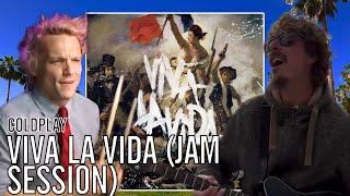 Coldplay - Viva La Vida (Jam Session) | Office Drummer at Venice Beach