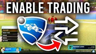 How To Enable Trading In Rocket League - Full Guide