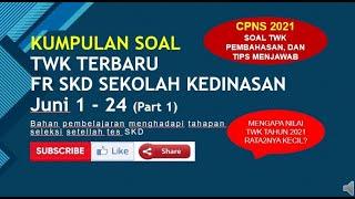 KUMPULAN SOAL TWK TERBARU   FR SKD 2021 UNTUK CPNS