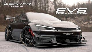 KIA EV6 R EXTREME BODYKIT MODIFICATION Concept by Zephyr Designz