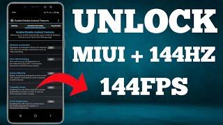 Unlock 120fps Miui + 120Hz No-Root 100% Working | Max FPS Fix Lag - No Root