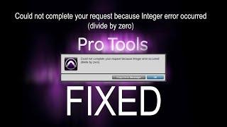 Fixed | Could not complete your request because Integer error occurred (divide by zero)