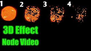 3D effect on node video|node video tutorial