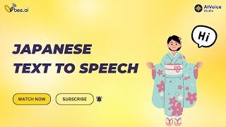 Japanese Text To Speech With Vbee AIVoice