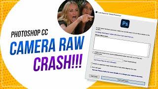 CAMERA RAW Crash FIX Adobe Photoshop CC 2020 & 2019 | [NEW Method] Photoshop CC Crashing Windows 10