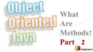 3 Java Methods and Classes Part 2 |