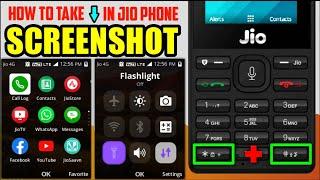 How to Take Screenshot in Jio Phone All Models | Jio Phone *Star & #Hash Button Take a Screenshot