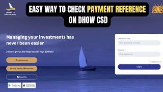 How to get payment reference number in dhowcsd portal | payment reference key in dhowcsd cbk kenya