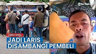 Penjual Odading di Bandung, Viral Gara-gara Punya Gaya Unik Saat Promosikan Dagangannya
