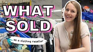 WHAT SOLD in July on eBay & Poshmark as a Clothing Reseller