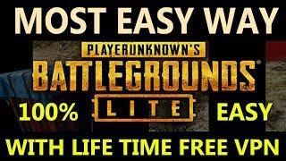 How to Play Pubg PC Lite From all country || with life time Free VPN