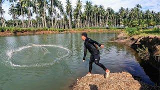 JALA IKAN CUKUP SEBENTAR SAJA, HASILNYA KITA KASIH ORANG.‼️ Amazing fishing Nets